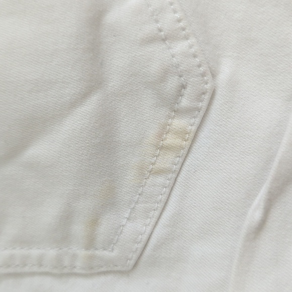 FOREVER 21 high rise white denim shorts Waist 25 Size Xsmall Small - Picture 9 of 9